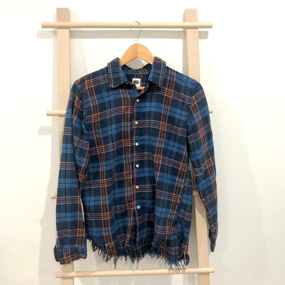 NSF Distressed Flannel Shirt